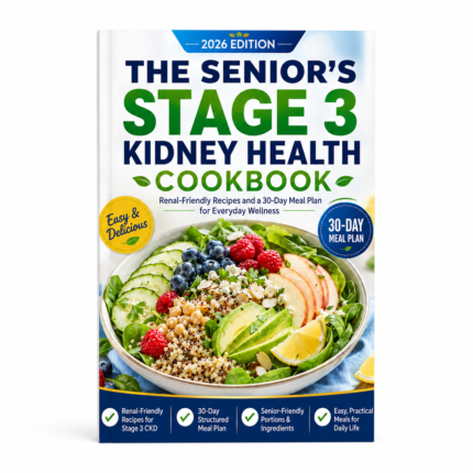 The Senior's Stage 3 Kidney Health Cookbook: Renal-Friendly Recipes and a 30-Day Meal Plan for Everyday Wellness