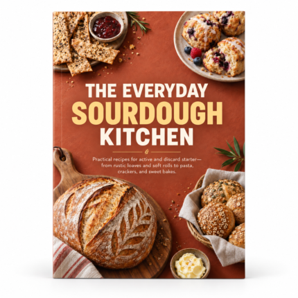 The EVERYDAY SOURDOUGH KITCHEN: Practical Recipes for Active and Discard Starter-From Rustic Loaves and Soft Rolls to Pasta, Crackers, and Sweet Bakes