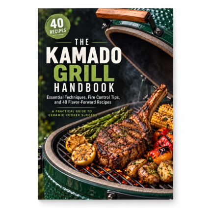 The KAMADO GRILL HANDBOOK: Essential Techniques, Fire Control Tips, and 40 Flavor-Forward Recipes
