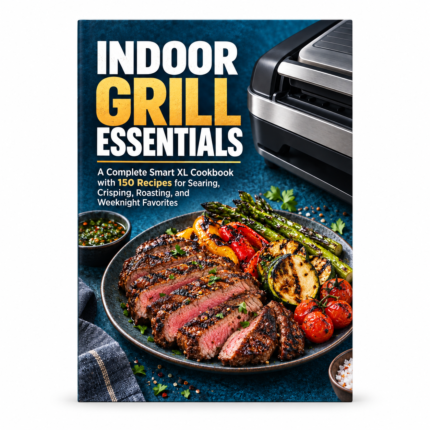 INDOOR GRILL ESSENTIALS: a Complete Smart XL Cookbook with 150 Recipes for Searing, Crisping, Roasting, and Weeknight Favorites