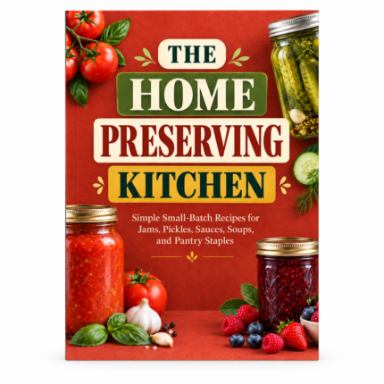 The HOME PRESERVING KITCHEN: Simple Small-Batch Recipes for Jams, Pickles, Sauces, Soups, and Pantry Staples