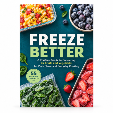 FREEZE BETTER: a Practical Guide to Preserving 55 Fruits and Vegetables for Peak Flavor and Everyday Cooking