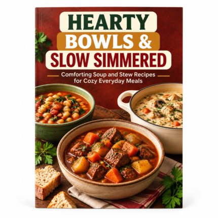 HEARTY BOWLS & SLOW SIMMERED: Comforting Soup and Stew Recipes for Cozy Everyday Meals