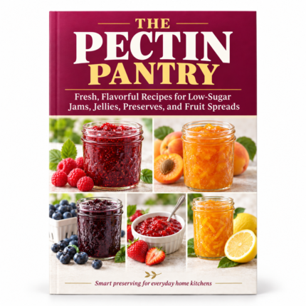 The PECTIN PANTRY: Fresh, Flavorful Recipes for Low-Sugar Jams, Jellies, Preserves, and Fruit Spreads