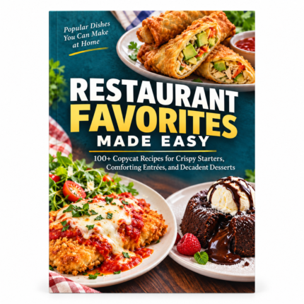 RESTAURANT FAVORITES MADE EASY: 100+ Copycat Recipes for Crispy Starters, Comforting Entrées, and Decadent Desserts