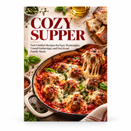 COZY SUPPER: Fast Comfort Recipes for Easy Weeknights, Casual Gatherings, and Feel-Good Family Meals