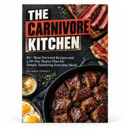 The CARNIVORE KITCHEN: 85+ Meat-Forward Recipes and a 30-Day Starter Plan for Simple, Satisfying Everyday Meals
