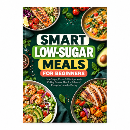 SMART LOW-SUGAR MEALS for BEGINNERS: Low-Sugar, Flavorful Recipes and a 30-Day Starter Plan for Balanced Everyday Healthy Eating