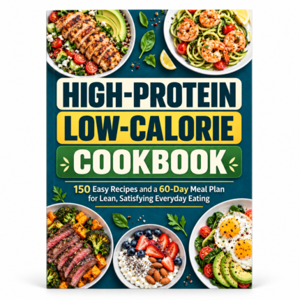 HIGH-PROTEIN LOW-CALORIE COOKBOOK: 150 Easy Recipes and a 60-Day Meal Plan for Lean, Satisfying Everyday Eating