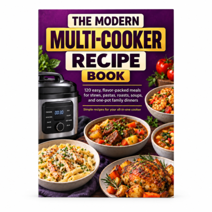 The MODERN MULTI-COOKER RECIPE BOOK: 120 Easy, Flavor-Packed Meals for Stews, Pastas, Roasts, Soups, and One-pot Family Dinners