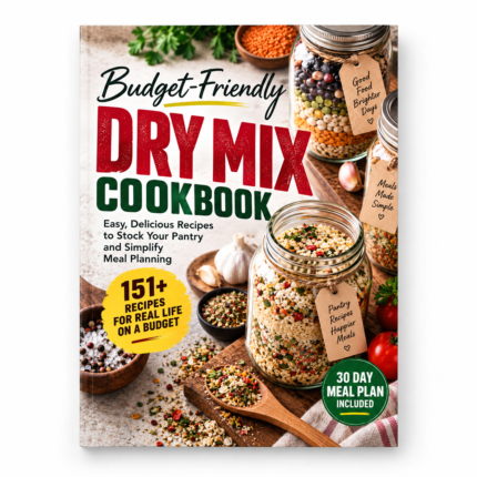 Budget-Friendly Dry Mix Cookbook: Easy, Delicious Recipes to Stock Your Pantry and Simplify Meal Planning