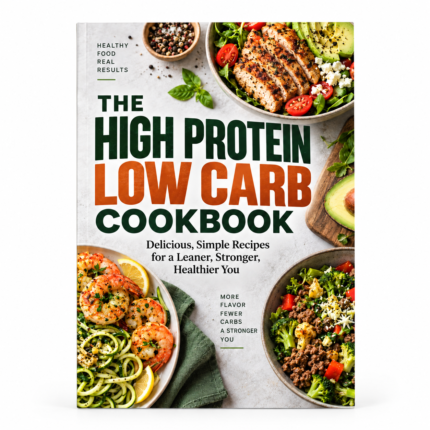 The HIGH PROTEIN LOW CARB COOKBOOK: Delicious, Simple Recipes for a Leaner, Stronger, Healthier You
