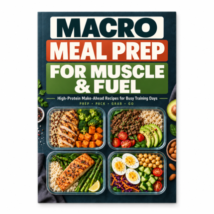 MACRO MEAL PREP for MUSCLE & FUEL: High-Protein Make-Ahead Recipes for Busy Training Days