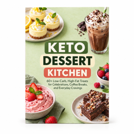 KETO DESSERT KITCHEN: 60+ Low-Carb, High-Fat Treats for Celebrations, Coffee Breaks, and Everyday Cravings