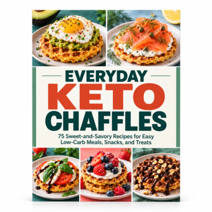 EVERYDAY KETO CHAFFLES: 75 Sweet-And-Savory Recipes for Easy Low-Carb Meals, Snacks, and Treats